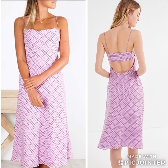 ❌SOLD❌Finders Keepers Nostalgia Dress Lilac Check - Picture 2 of 16